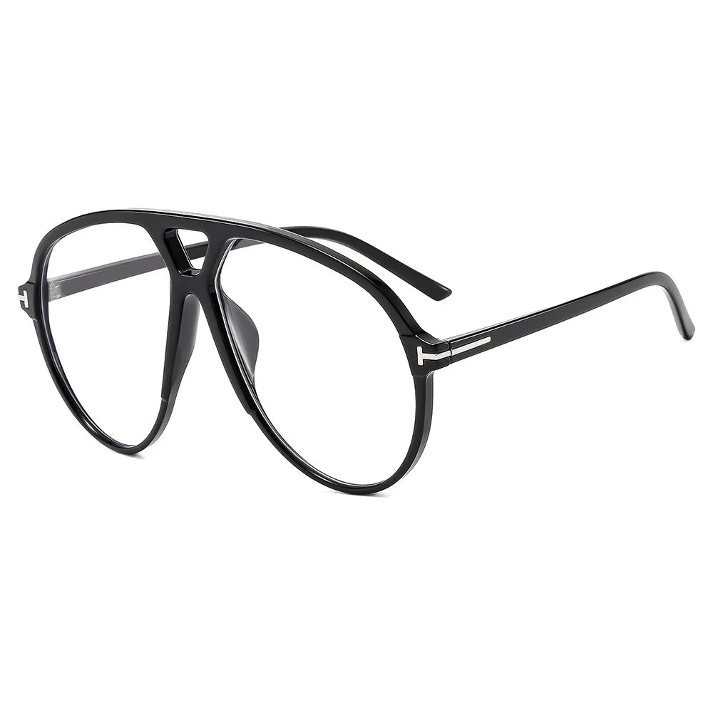 Retro Pilot Oversized Sunglasses